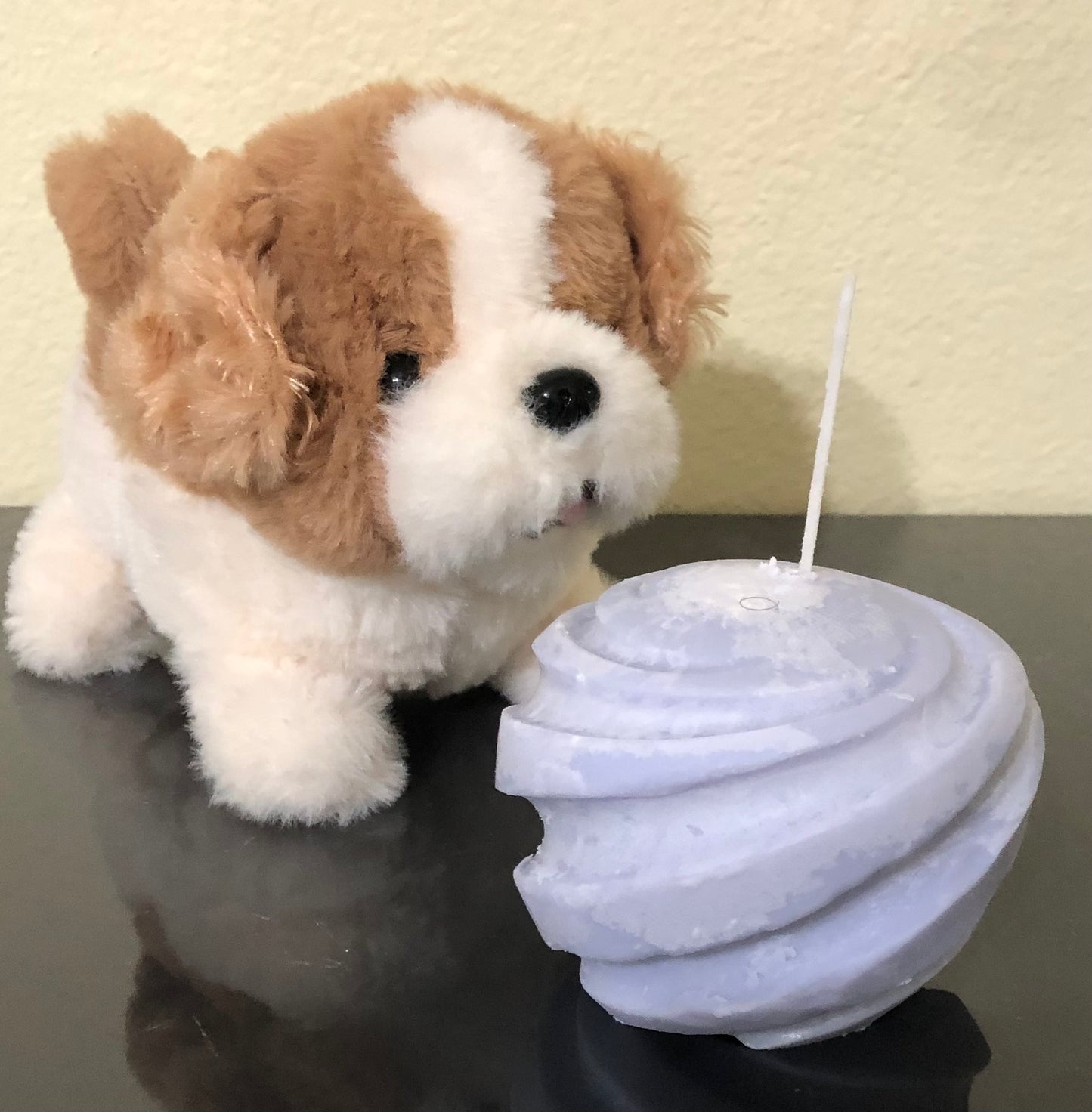 Swirl Candle - Purple